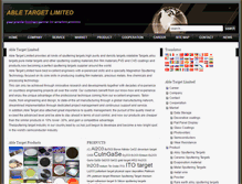 Tablet Screenshot of abletarget.com